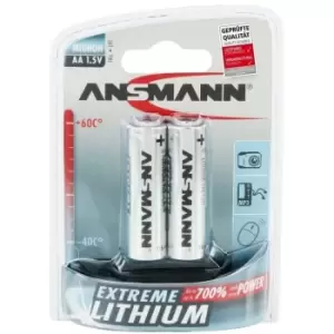 Ansmann Extreme Lithium Range 2 x AA Batteries