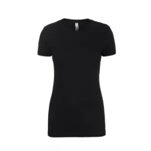 Next Level Womens/Ladies CVC T-Shirt (XL) (Black)