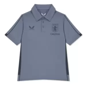 Castore Aston Villa Training Polo Shirt Juniors - Yellow