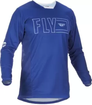 FLY Racing Kinetic Fuel Jersey Blue White M