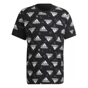 adidas GFX T-Shirt Mens - Black