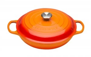 Le Creuset Signature Cast Iron Casserole 30cm Volcanic