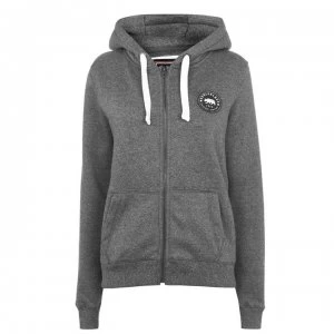 SoulCal Signature Zip Hoodie Ladies - Dark Charcoal M