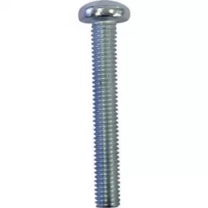 TOOLCRAFT 888045 Fillister head screws M2 10 mm Star DIN 7985 Steel zinc plated 20 pc(s)