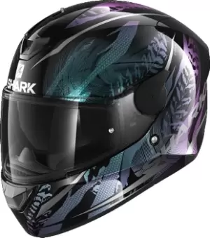 Shark D-Skwal 2 Shigan Helmet, black-purple, Size S, black-purple, Size S