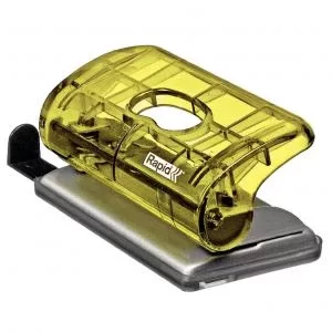 Rapid Colour&rsquo;Ice Mini Hole Punch FC5 Yellow