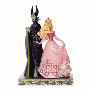 Sorcery and Serenity Aurora and Maleficent Figurine