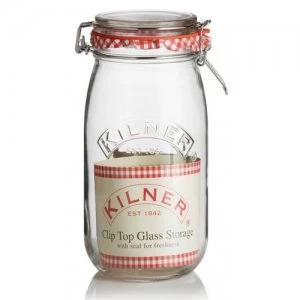 Kilner Preserve Cliptop Round Jar - 1.5 Litre