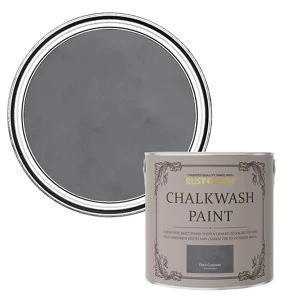 Rust-Oleum Chalkwash Dark concrete Flat matt Emulsion Paint 2.5L