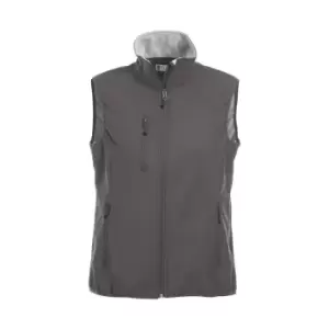 Clique Womens/Ladies Plain Softshell Gilet (XS) (Pistol)