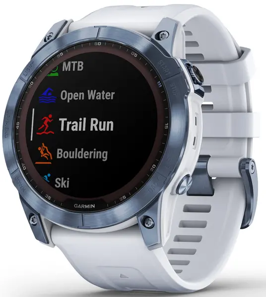 Garmin Watch Fenix 7X Sapphire Solar Whitestone Titanium