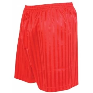 Precision Striped Continental Football Shorts 34-36" Red