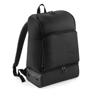 BagBase Hardbase Sports Backpack (One Size) (Black)