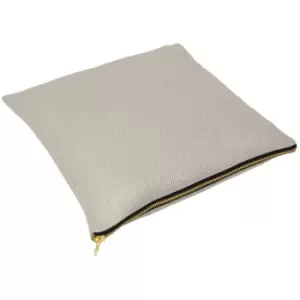 Dallas Zip Cushion Grey / 45 x 45cm / Polyester Filled