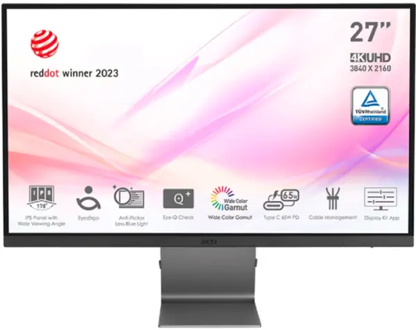 MSI Modern 27" MD271UL 4K Ultra HD IPS LED Monitor