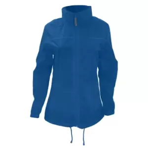 B&C Womens/Ladies Sirocco Lightweight Windproof, Showerproof & Water Repellent Jacket (XS) (Royal Blue)