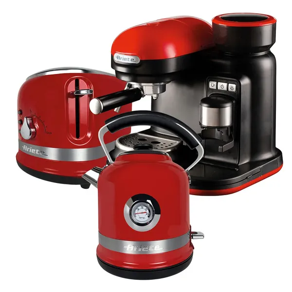 Ariete ARPK33 Moderna 1.7L Kettle, 2 Slice Toaster & Espresso Coffee Maker