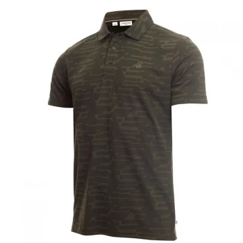 Calvin Klein Golf Golf Aztec Polo Shirt Mens - Army Green