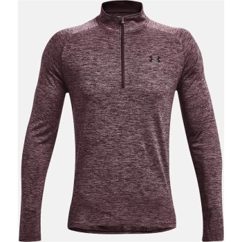 Under Armour Armour Technical Half Zip Top Mens - Ash Plum/Black