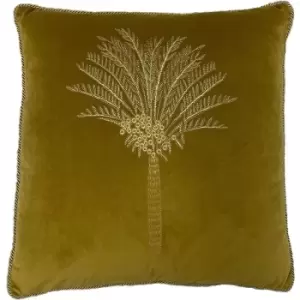 Furn Palm Tree Cushion Cover (One Size) (Olive) - Olive