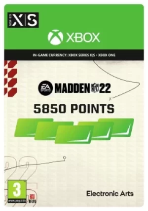 Madden NFL 22 5850 Madden Points Xbox One Series X