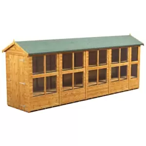 Power Sheds 18 x 4ft Apex Shiplap Dip Treated Potting Shed