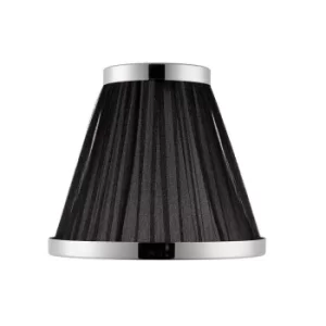 Suffolk Black And Nickel Six Inch Shade, E14