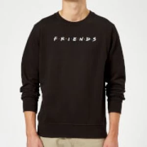 Friends Logo Contrast Sweatshirt - Black - XXL