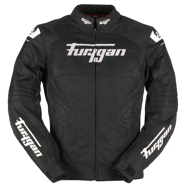 Furygan Atom Vented Evo Jacket Black White S