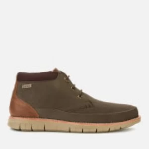 Barbour Mens Nelson Nubuck 3-Eye Chukka Boots - Brown - UK 11