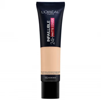 LOreal Paris Infallible Matte Foundation 115 Beige Dore Beige Dore