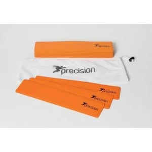 Precision Rectangular Shaped Rubber Markers Orange (Set of 15)