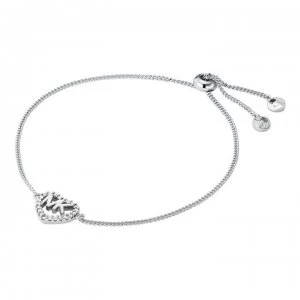 Michael Kors Logo Heart Bracelet - Silver