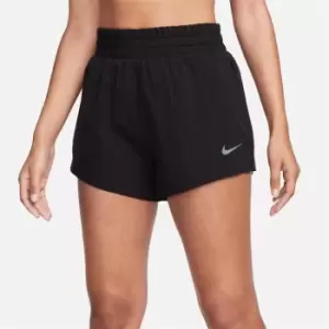 Nike Dri-FIT Running Division Womens High-Waisted 7.5cm. Brief-Lined Running Shorts with Pockets - Black