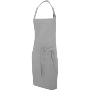 Dennys Multicoloured Bib Apron 28x36ins (Pack of 2) (One Size) (Light Grey) - Light Grey