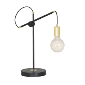 Emibig Artemis Black Table Lamp 1x E27