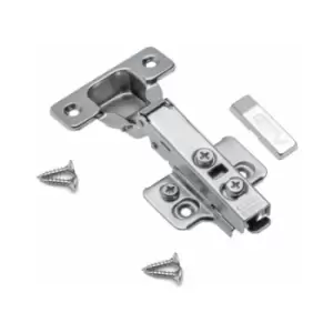 Soft Close Full Overlay 35mm Cabinet Door Hinge 3D Eccentric Adjustment - Pack of 1