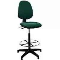 Nautilus Designs Ltd. Medium Back Draughtsman Chair - Twin Lever Green