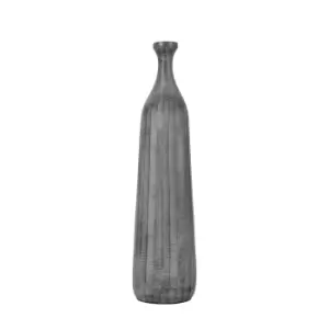 Clopton Bottle Vase Antique Grey 45cm Grey