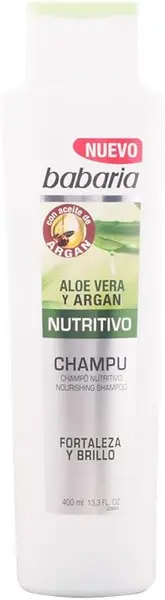 Babaria Aloe Vera & Argan Nourishing Shampoo 400ml