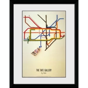 Transport For London Tate 12" x 16" Framed Collector Print