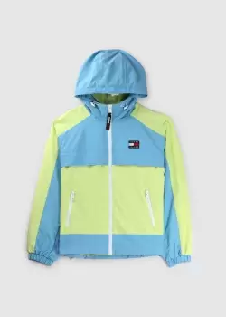 Tommy Hilfiger Womens Skysail Zip-Up Windbreaker In Skysail