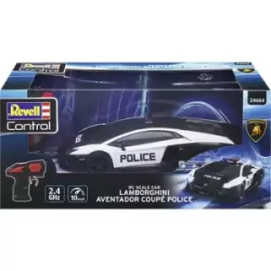 Revell 24664 Lamborghini Aventador Police RC model car for beginners