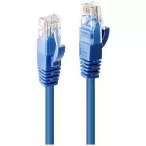 LINDY 48019 RJ45 Network cable, patch cable CAT 6 U/UTP 3m Blue