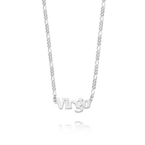 Daisy London Jewellery 925 Sterling Silver Virgo Zodiac Necklace Sterling Silver