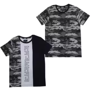 Firetrap 2 Pack Short Sleeve Tee Junior Boys - White