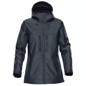 Stormtech Womens/Ladies Epsilon 2 Twill Soft Shell Jacket (M) (Charcoal)