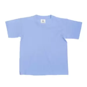 B&C Kids/Childrens Exact 150 Short Sleeved T-Shirt (7-8) (Denim)