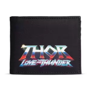 Marvel Thor: Love and Thunder Logo Bi-fold Wallet, Male, Black...