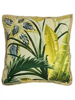 Furn Amazonia Feather Filled Cushion - Green